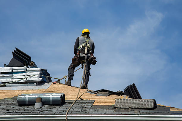 Professional Storm Damage Roof Repair technician working in Twin Lakes, CO